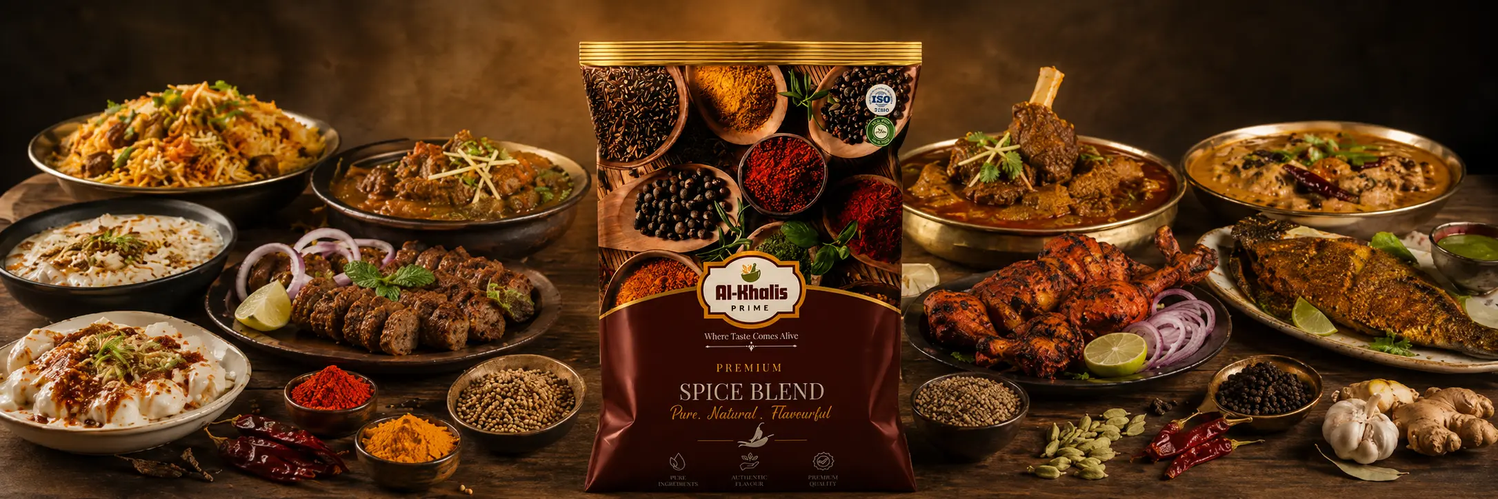 Complete commercial spice range